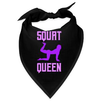 squat queen - Bandana - Schwarz - Vorne
