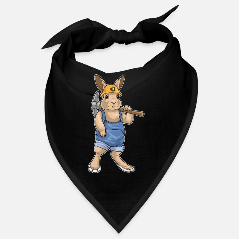 Mineur de lapin Pioche Exploitation minière Bandana