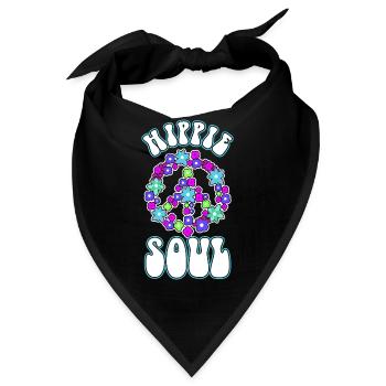 Hippie Soul - Bandana - Schwarz - Vorne