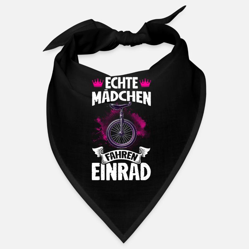 Echte Mädchen Fahren Einrad Bandana
