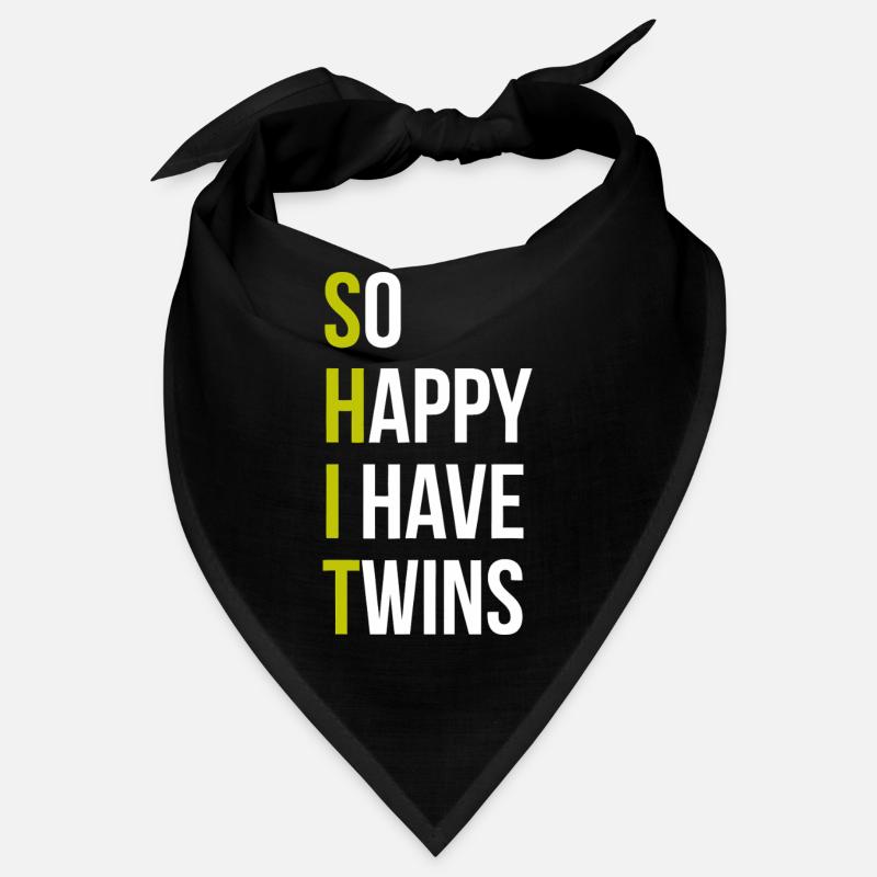 So Happy I Have Twins Bandana
