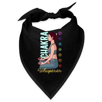 Chakra Flüsterer - Energie in Harmonie - Bandana - Schwarz - Vorne