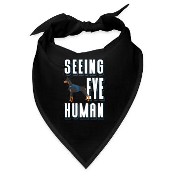 Seeing Eye Human - Bandana - Schwarz - Vorne