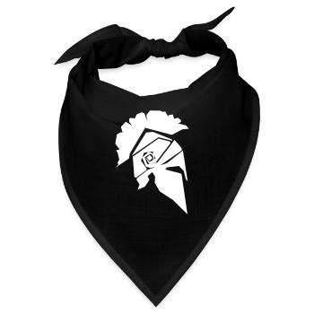 helm spartaner krieger spartan symbol - Bandana - Schwarz - Vorne