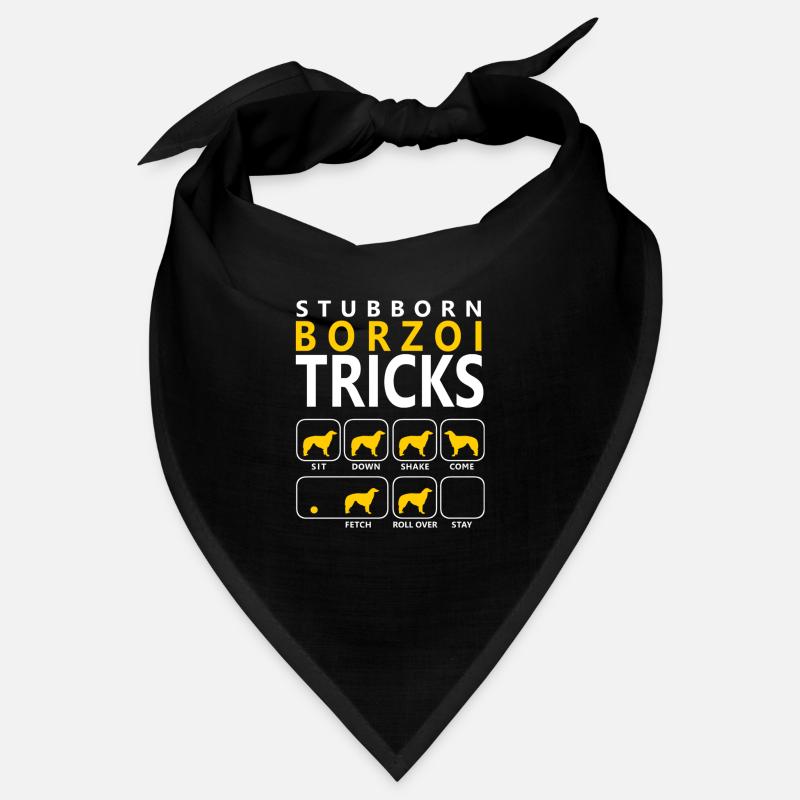 Astuces de Barzoï tenaces - Bandana - noir