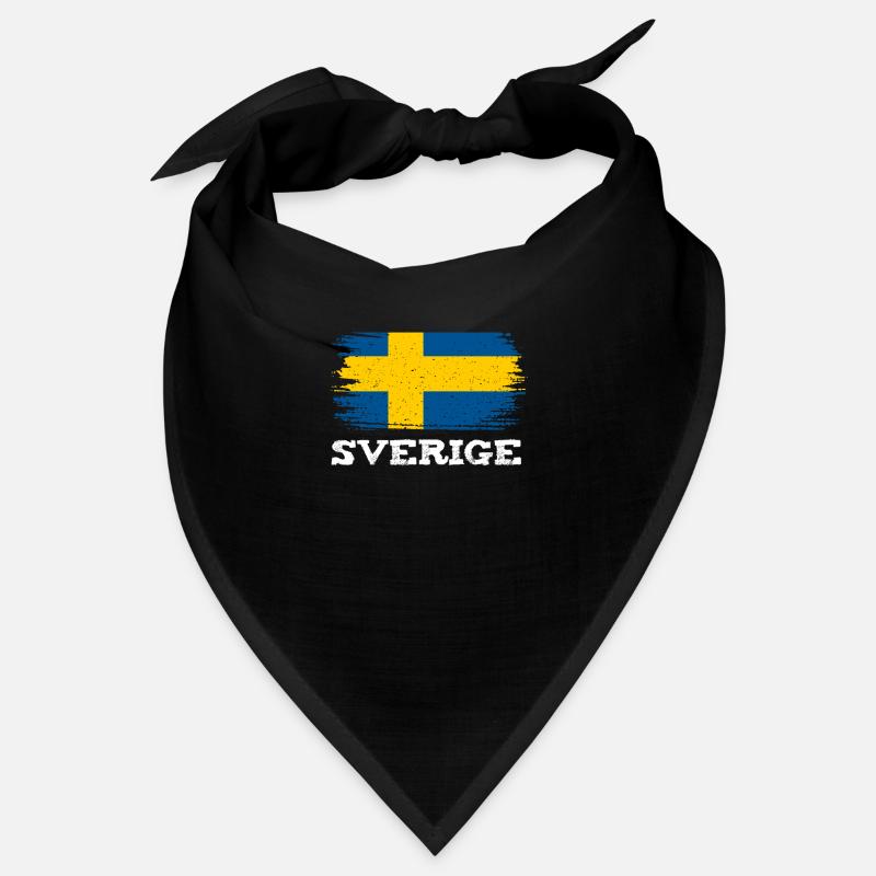 Suède Sverige flag accueil équipe sportive Bandana
