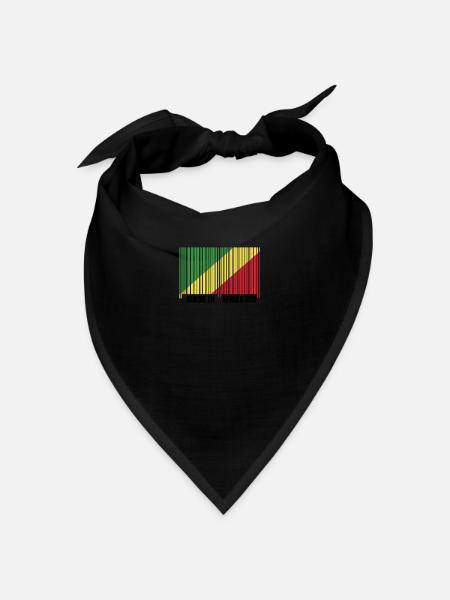 Fabriqué en République du Congo - Bandana - noir - Devant