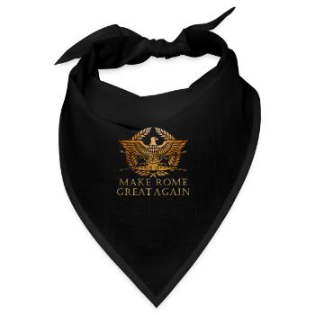 Machen Sie Rom wieder großartig - Romain Empire - Geschichte Lo - Bandana - Schwarz - Vorne