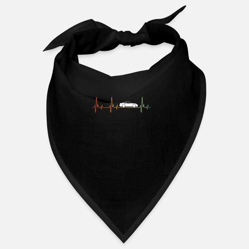 Distressed Automobile Heartbeat Bandana