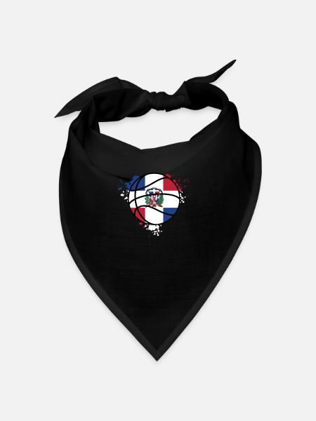 Dominican Republic Basketball Team - DOMINICAN REP - Bandana - black - Front