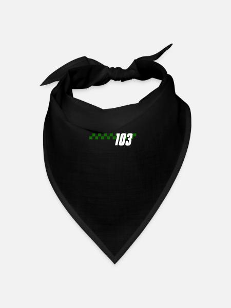 JERSEY NUMBER 103 CENTO E TRES - Bandana - Schwarz - Vorne