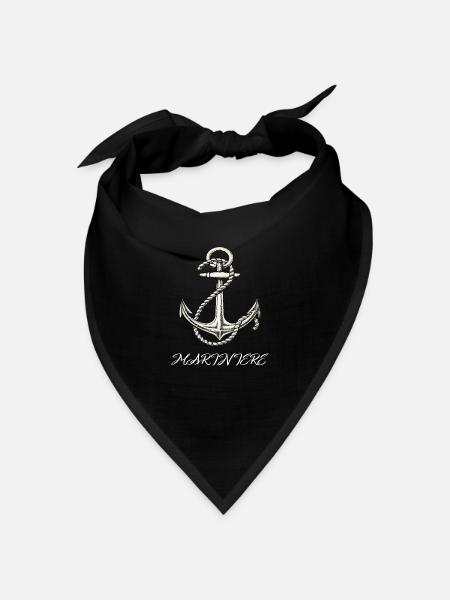 pull marinière femme, pour plage pour décompressé - Bandana - noir