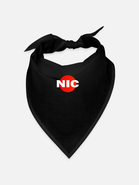 NIC - Bandana - Schwarz - Vorne