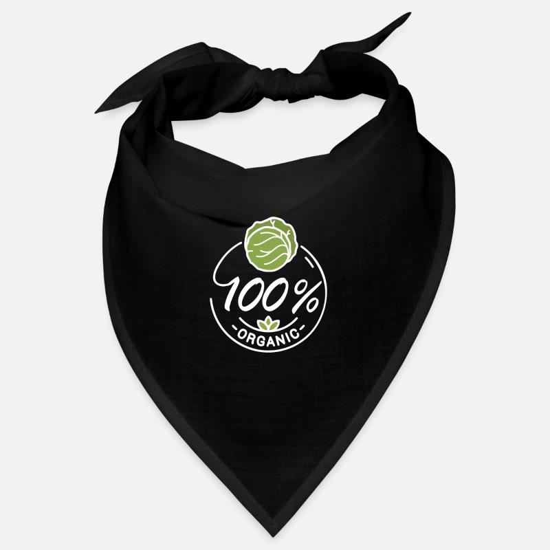 Végétalienne amant Végétarien Bio Sain Durable Bandana