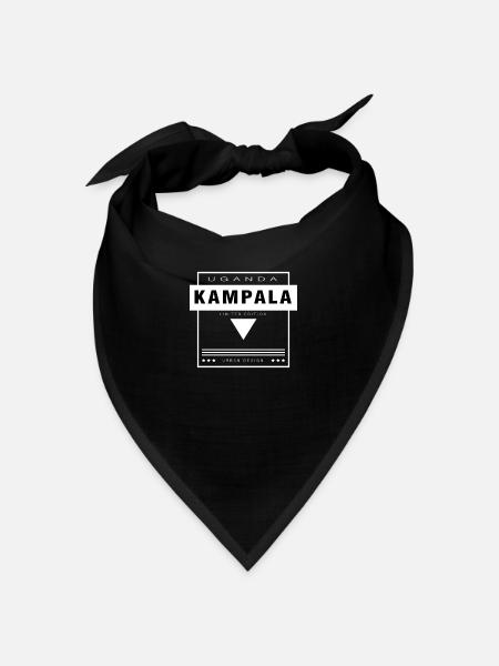 DESIGN URBAIN OUGANDAIS - Bandana - noir - Devant