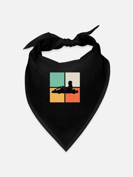 HIPSTER GO-CART - Bandana - Schwarz - Vorne