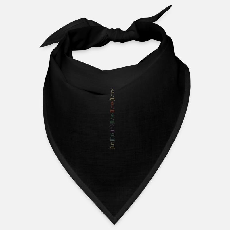 Chess pieces king queen bishop chess Bandana