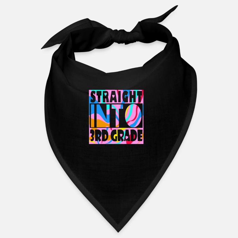 Directly into the 3rd grade student schoolgirl Bandana