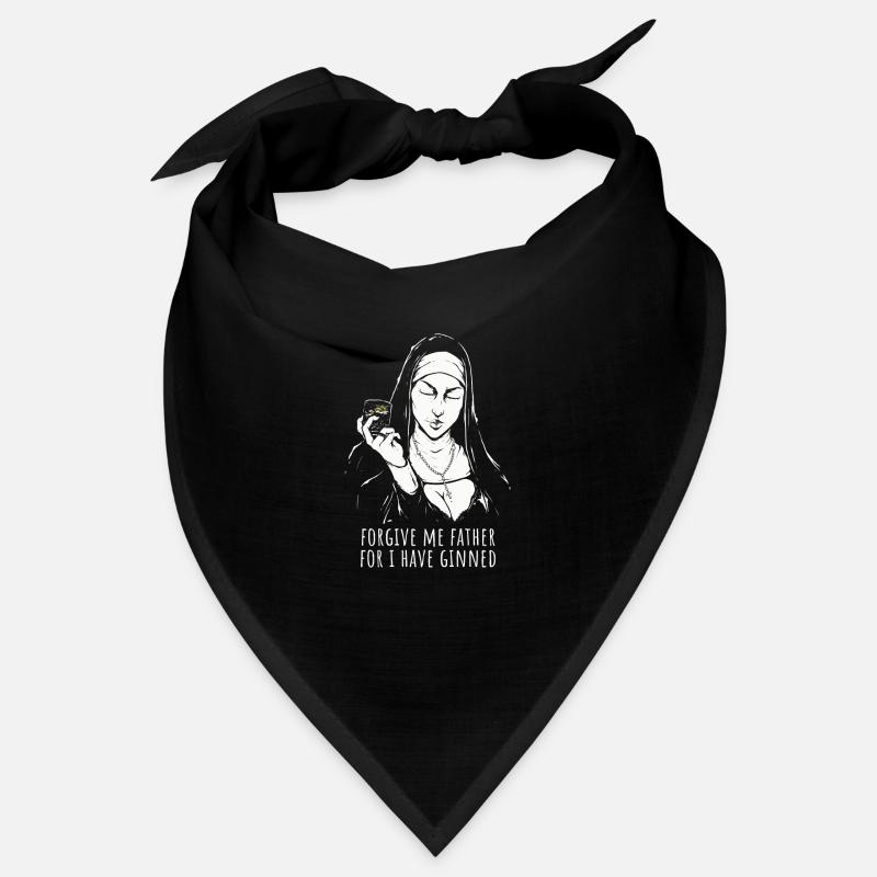 Gin Spruch Forgive Me Father For I Have Ginned Bandana