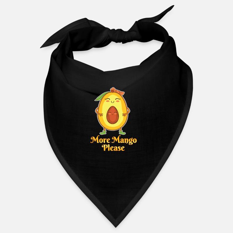 More Mango Please Fruit Lovers Sweet Face Humor Bandana