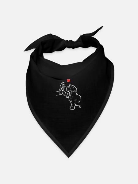 Shih Tzu Cute Shih Tzu Love Shih Tzu - Bandana - black
