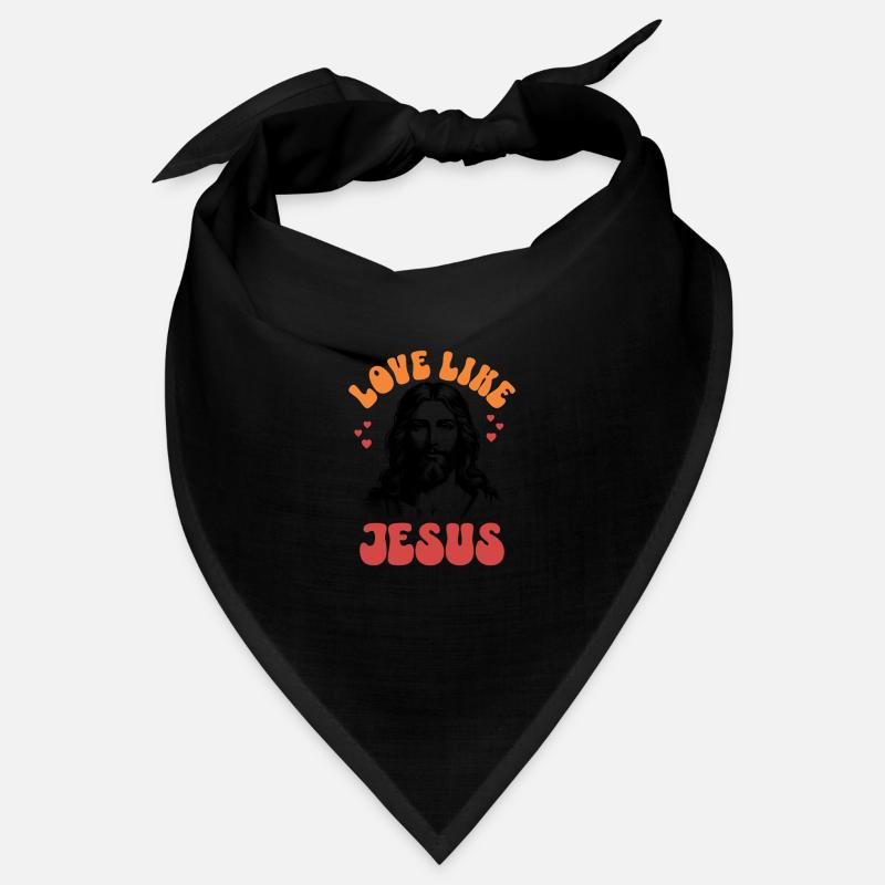 Love Like Jesus Retro 70s Style Bandana