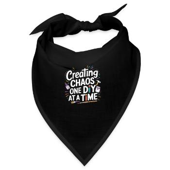 Cool Diy Königin Der Diy-basteleien - Bandana - Schwarz - Vorne