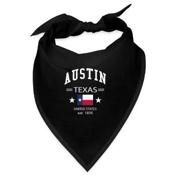 Austin - Bandana - Schwarz - Vorne