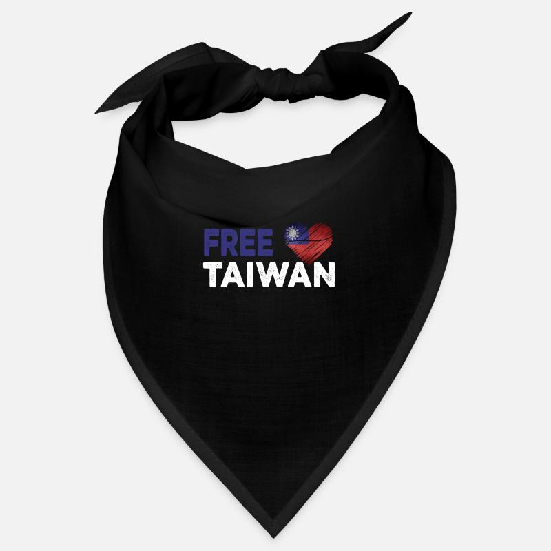 Taiwan Drapeau Taipei Chine Pas de guerre Bandana