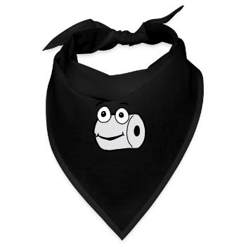 Klorona - Klopapier - Bandana - Schwarz - Vorne