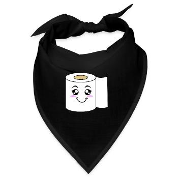 Kawaii Toilettenpapier - Bandana - Schwarz - Vorne