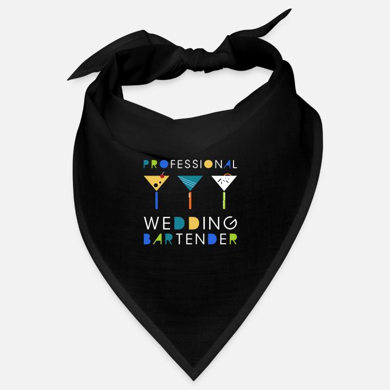 Barman de mariage Cocktail Long Drink Cadeau Bandana