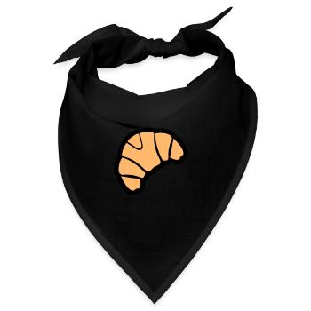Croissant Bäcker - Bandana - Schwarz - Vorne