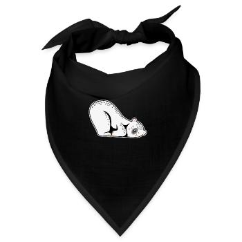 Polar Bear Winter - Bandana - Schwarz - Vorne