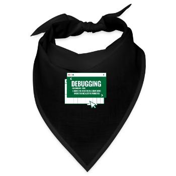 Debuggen - Bandana - Schwarz - Vorne