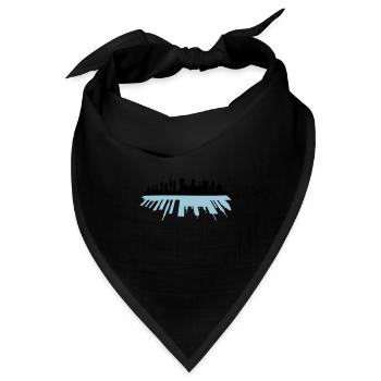 city skyline - Bandana - Schwarz - Vorne