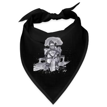 Seemann #NorddeutscheKunst - Bandana - Schwarz - Vorne