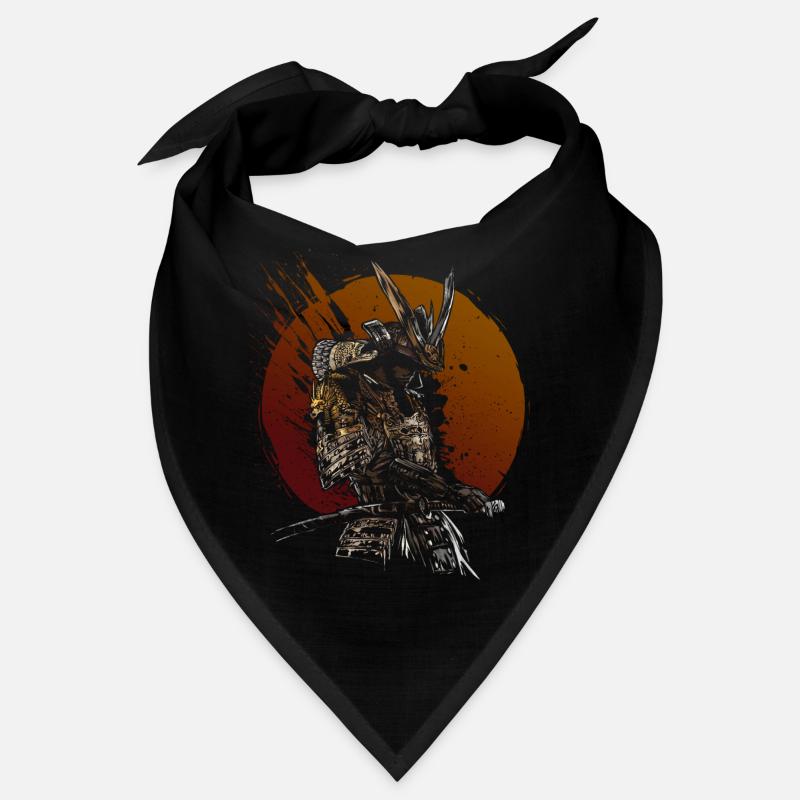 Samurai-Krieger, aufgehende Sonne, Katana-Kunst Bandana