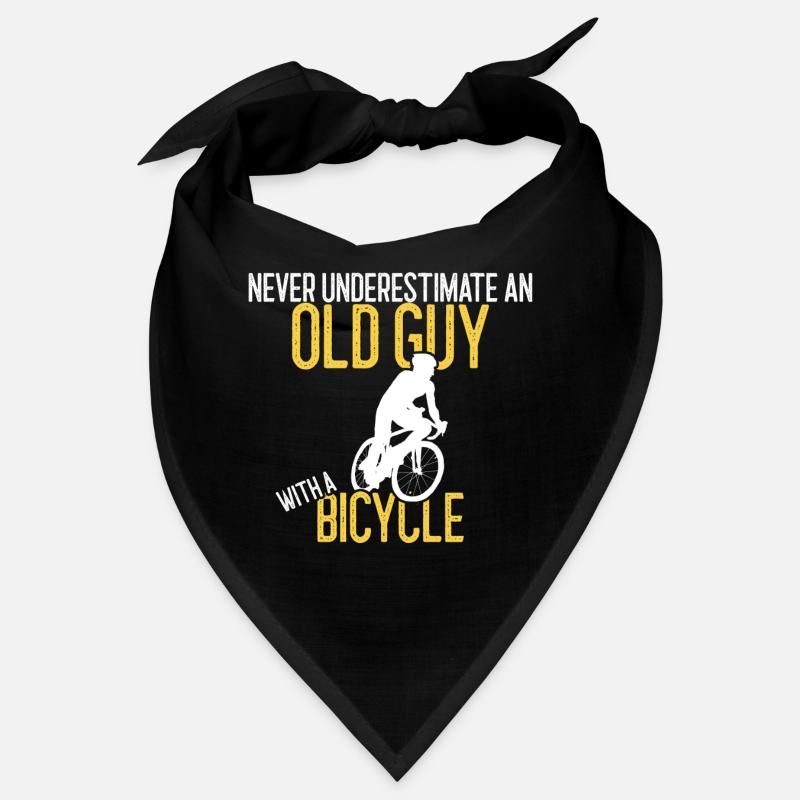 Never underestimate an old guy with a bicycle Bandana