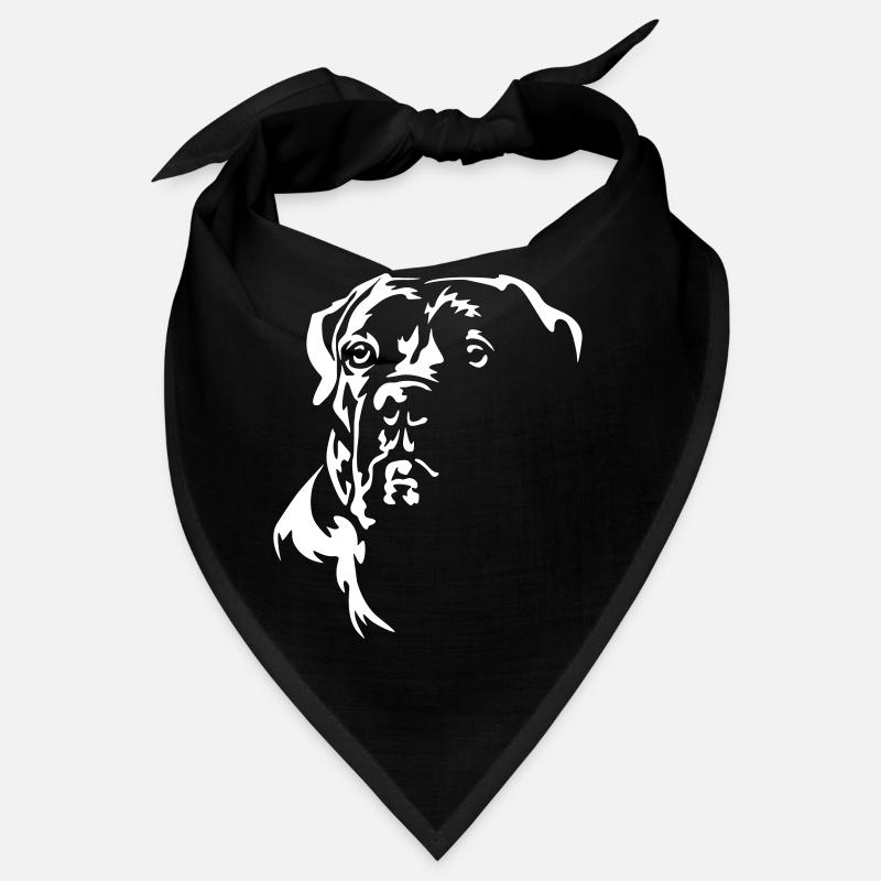 Cane Corso Head « Black Edition » Bandana