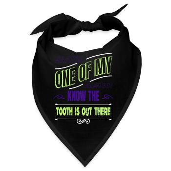 aliens alien abduction funny quote funny birthday - Bandana - Schwarz - Vorne