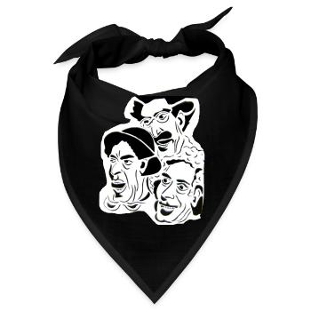 ZoffArt MARX BROTHERS - Bandana - Schwarz - Vorne
