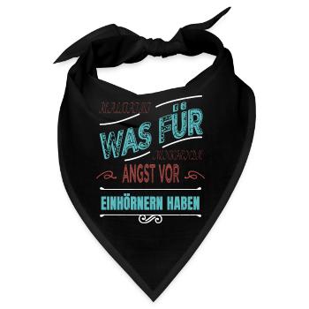 merchandise phantasie geburtstag allefüralle - Bandana - Schwarz - Vorne