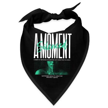 A Moment Streetwear - Bandana - Schwarz - Vorne