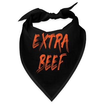 Das Extra Rindfleisch - Bandana - Schwarz - Vorne