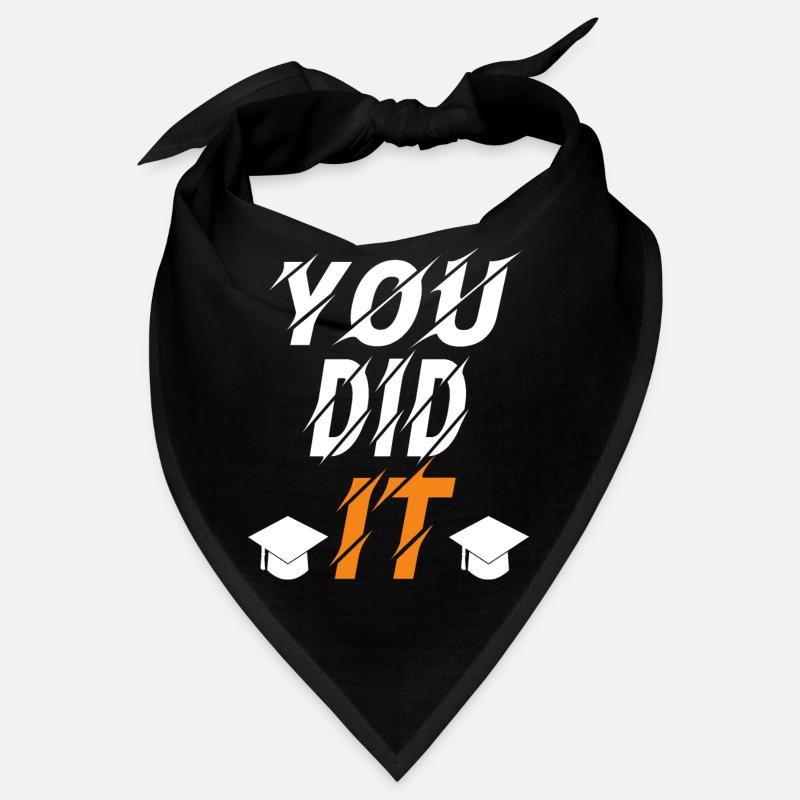 Du hast es geschafft, Abschluss cooles Design Bandana