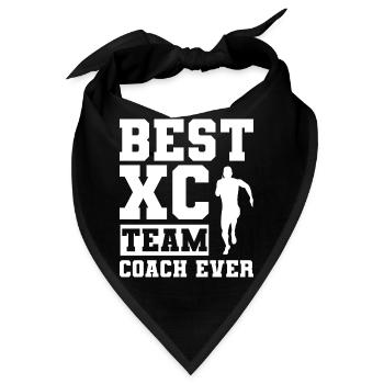 Crosslauf | Cross Country Läufer Berglauf Geschenk - Bandana - Schwarz - Vorne