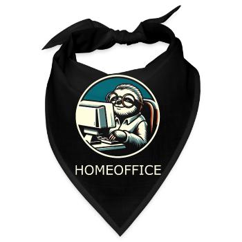 Homeoffice - Bandana - Schwarz - Vorne