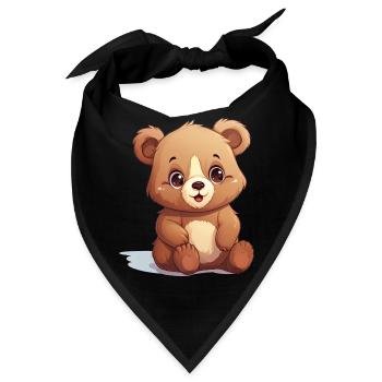 Bärchen - Bandana - Schwarz - Vorne