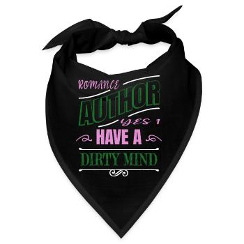 present idea blog creativewriting author bookworm - Bandana - Schwarz - Vorne